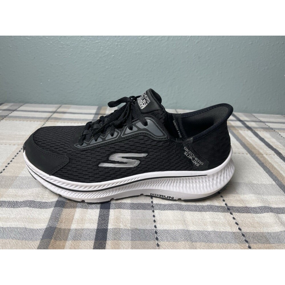 MINTY! Skechers Women's Slip-Ins Go Run Consistent 2.0 Shoe Black/White Size 7.5 - Picture 5 of 9